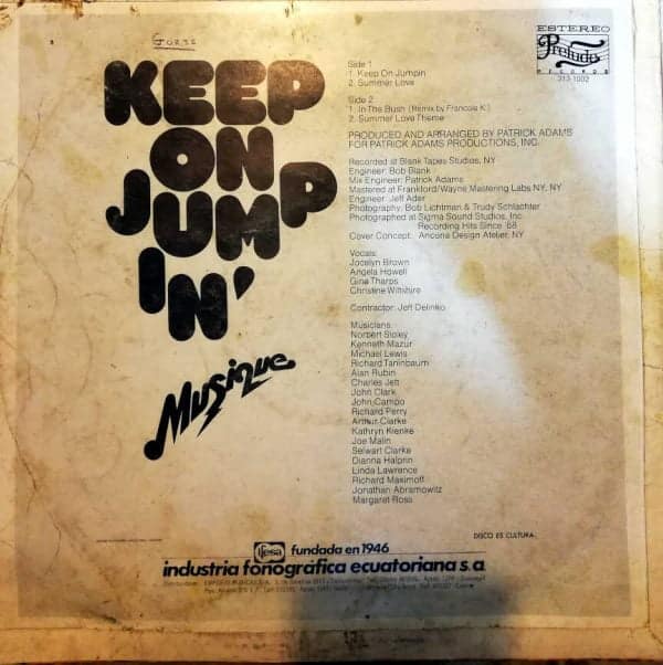 Disco de Vinilo Musique - Keep On Jumpin’ Vinyl Record
