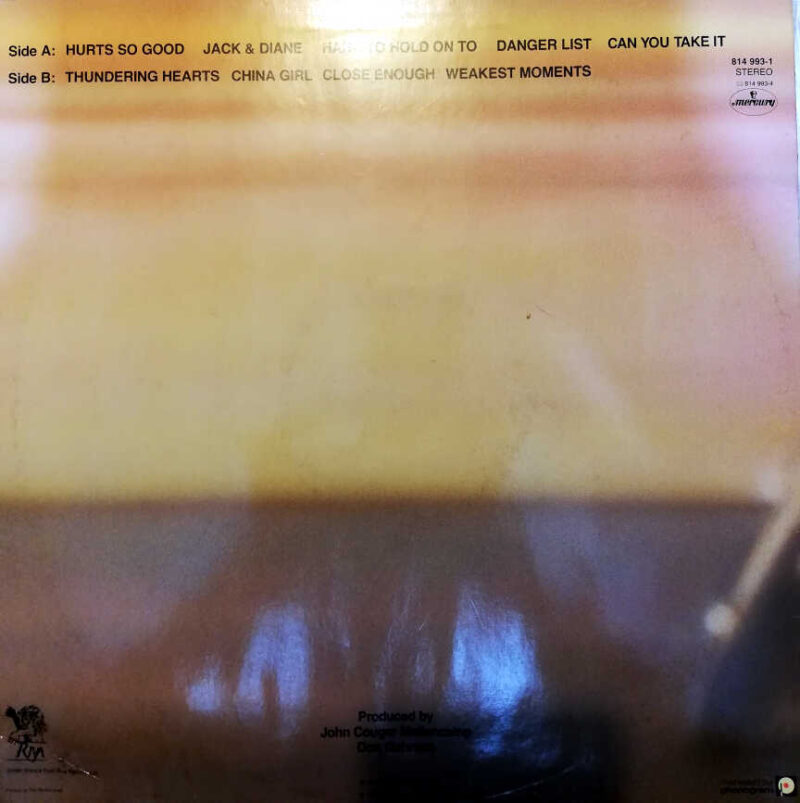 Disco de Vinilo John Cougar - American Fool Vinyl Record