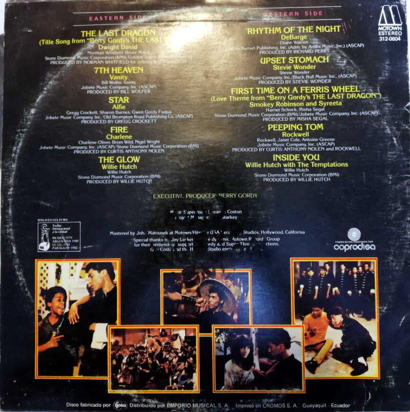 Disco de Vinilo The Last Dragon Vinyl Record