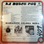Disco de Vinilo Marianita Coloma Mora - La Dulce Voz Vinyl Record