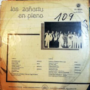 Disco de Vinilo Los Zañartu - Los Zañartu en Pleno Vinyl Record