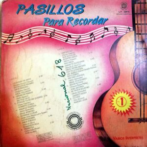 Disco de Vinilo Varios - Pasillos para recordar Vinyl Record