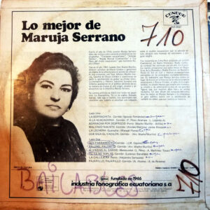 Disco de Vinilo Maruja Serrano - Lo mejor de Maruja Serrano Vinyl Record