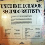 Disco de Vinilo Segundo Bautista - Único en el Ecuador Vinyl Record