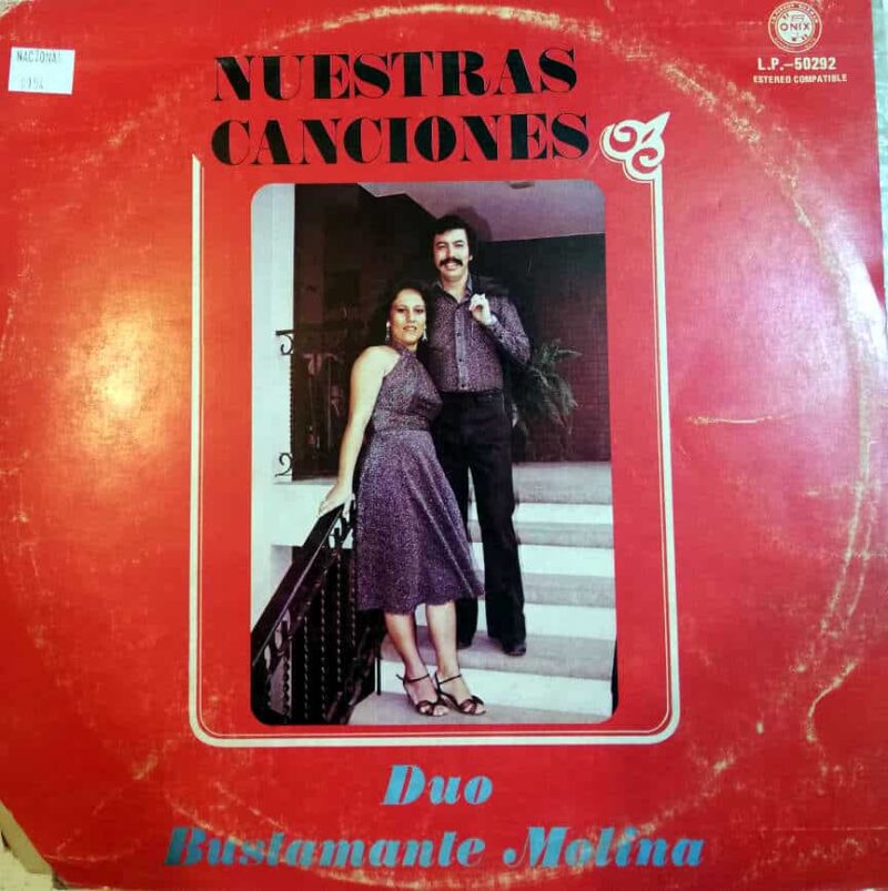 Disco de Vinilo Dúo Bustamante Molina - Nuestras canciones Vinyl Record