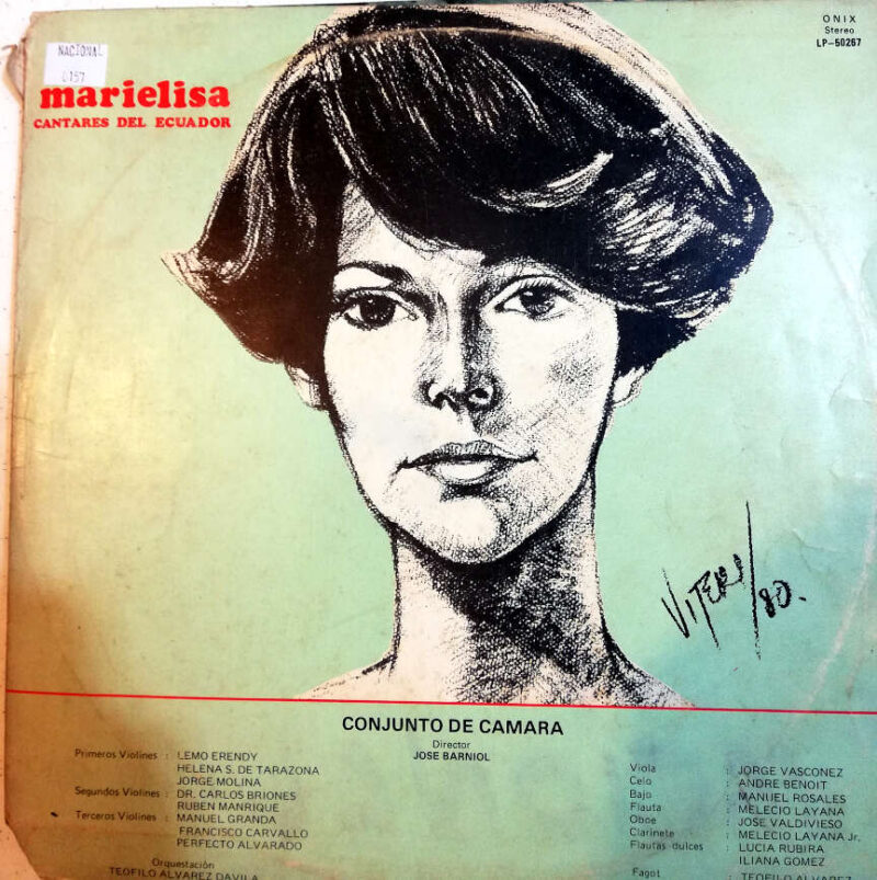 Disco de Vinilo Marielisa - Cantares del Ecuador Vinyl Record