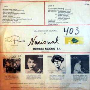 Disco de Vinilo Marielisa - Cantares del Ecuador Vinyl Record