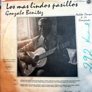 Disco de Vinilo Gonzalo Benítez - Los más lindos Pasillos Vinyl Record