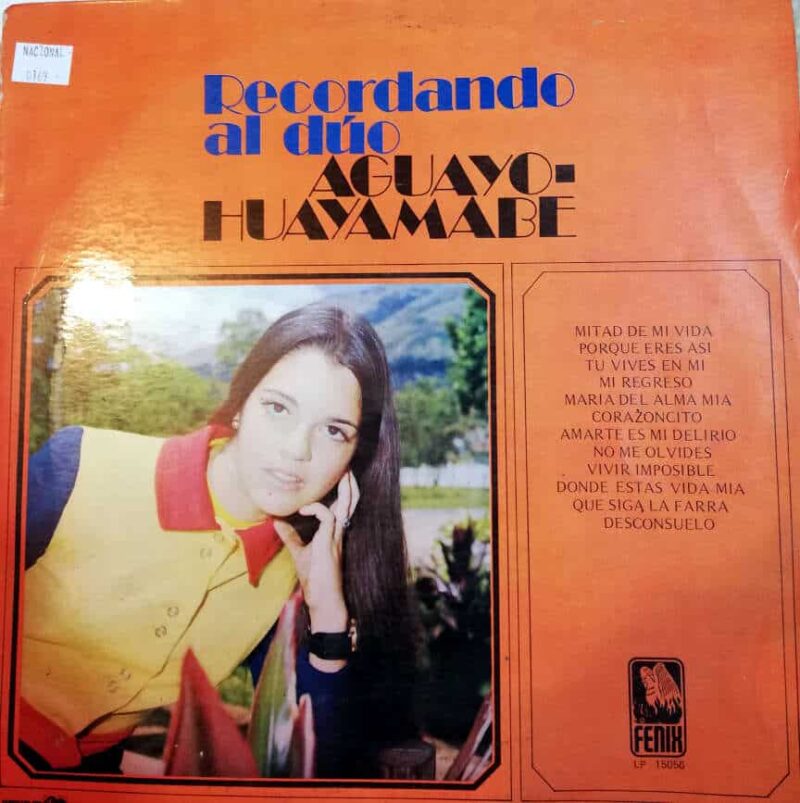 Disco de Vinilo Dúo Aguayo – Huayambe - Recordando al Dúo Aguayo Huayambe Vinyl Record