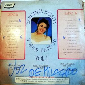Disco de Vinilo Sandrita Boada - Sandrita Boada y Sus Éxitos Vol 1 Vinyl Record