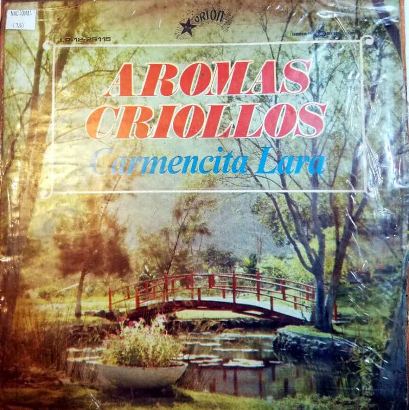 Disco de Vinilo Carmencita Lara - Aromas Criollos Vinyl Record