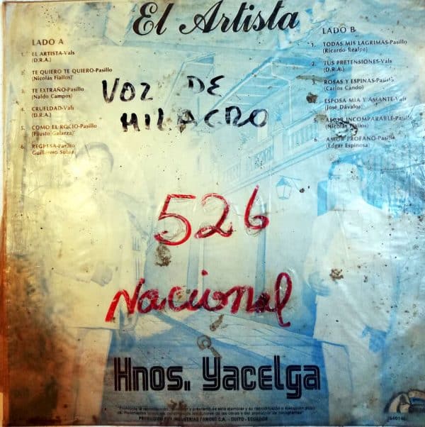 Disco de Vinilo Hermanos Yacelga - El Artista Vinyl Record