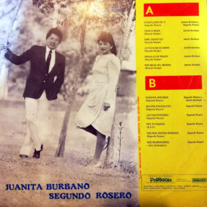 Disco de Vinilo Juanita Burbano y Segundo Rosero - Juntos los grandes del Ecuador Vinyl Record