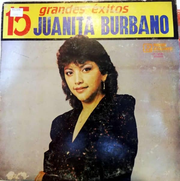 Disco de Vinilo Juanita Burbano - 15 Grandes Éxitos Vinyl Record