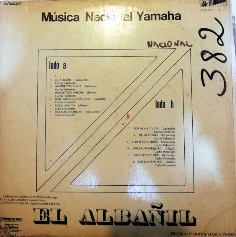 Disco de Vinilo Polibio Mayorga - El Albañil Vinyl Record