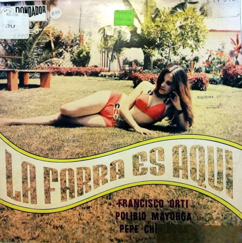 Disco de Vinilo Polibio Mayorga - La farra es aquí Vinyl Record