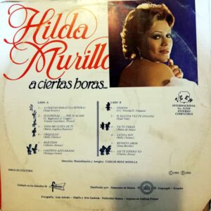 Disco de Vinilo Hilda Murillo - A ciertas horas… Hilda Vinyl Record