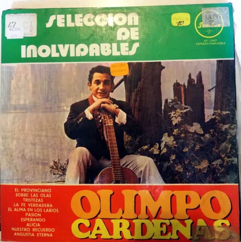 Disco de Vinilo Olimpo Cárdenas - Selecciones Inolvidables Vinyl Record