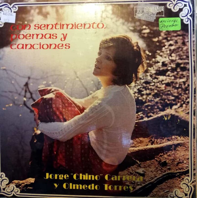 Disco de Vinilo Jorge Carrera - Sentimiento, poemas y canciones Vinyl Record