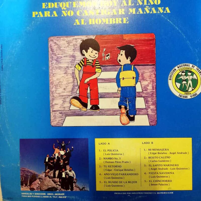 Disco de Vinilo Los Pick’ers - Policía Nacional del Ecuador Vinyl Record