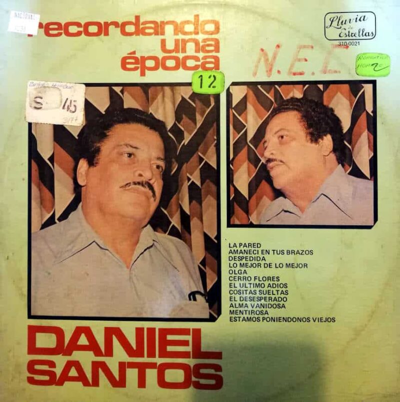 Disco de Vinilo Daniel Santos - Recordando una época con Daniel Santos Vinyl Record