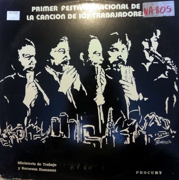 Disco de Vinilo Varios - Primer festival nacional de la canción de los trabajadores Vinyl Record