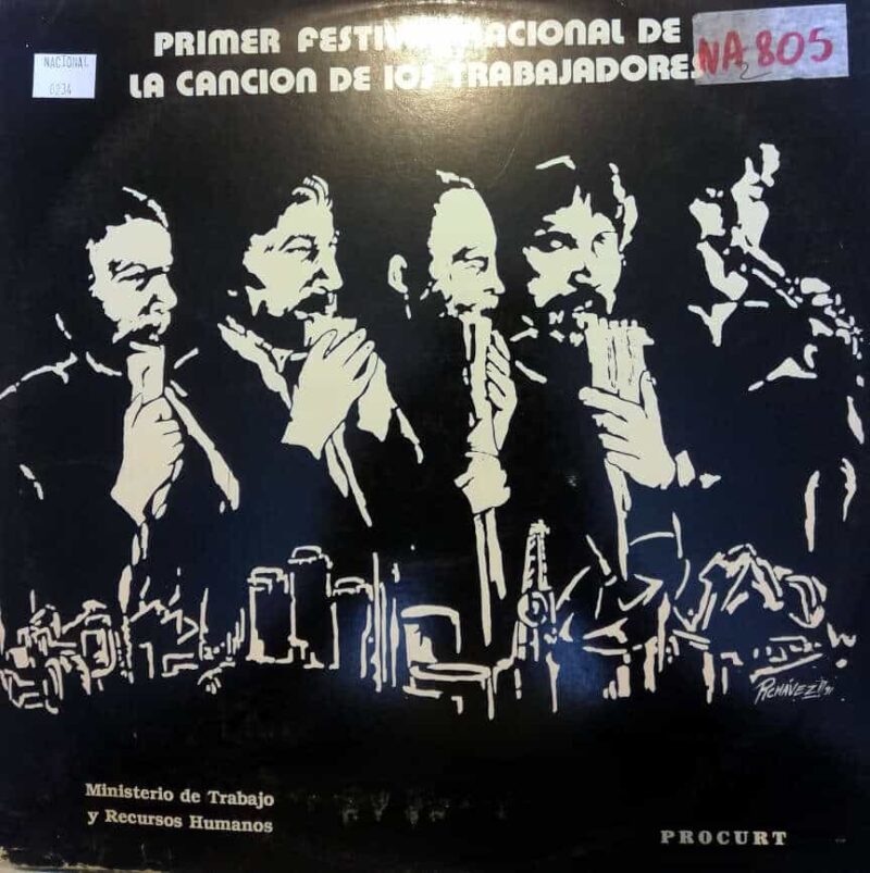 Disco de Vinilo Varios - Primer festival nacional de la canción de los trabajadores Vinyl Record