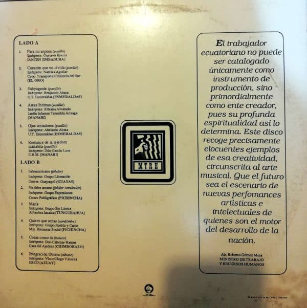 Disco de Vinilo Varios - Primer festival nacional de la canción de los trabajadores Vinyl Record