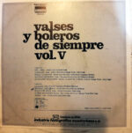 Disco de Vinilo Varios - Valses y boleros de siempre Vol V Vinyl Record
