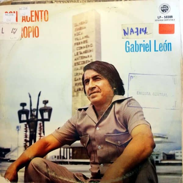 Disco de Vinilo Gabriel León - Con acento propio Vinyl Record