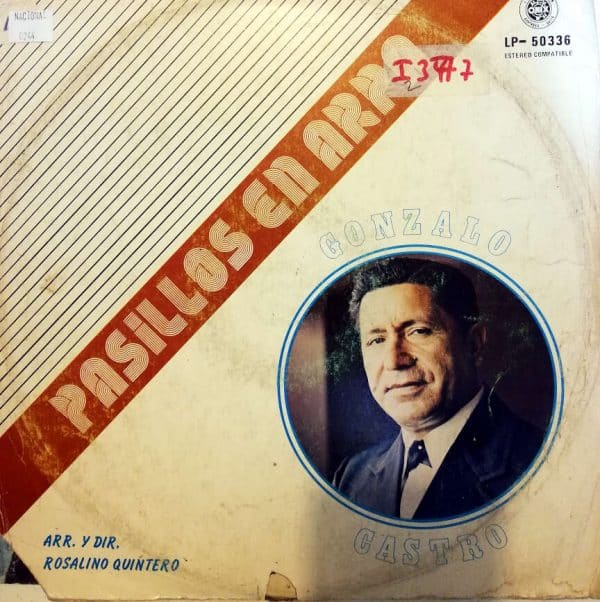 Disco de Vinilo Gonzalo Castro - Pasillos en Arpa Vinyl Record