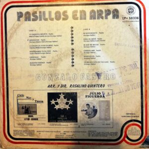 Disco de Vinilo Gonzalo Castro - Pasillos en Arpa Vinyl Record