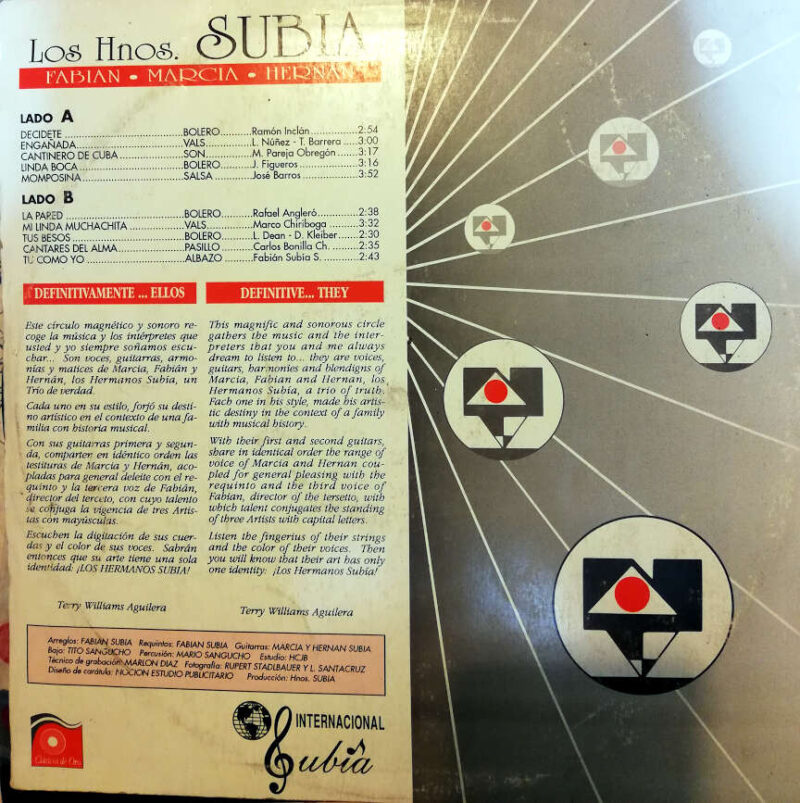 Disco de Vinilo Los Hermanos Subía - La magia de los Hermanos subía Vinyl Record