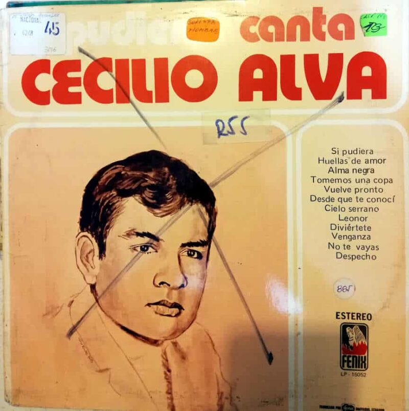 Disco de Vinilo Cecilio Alva - Si pudiera Vinyl Record