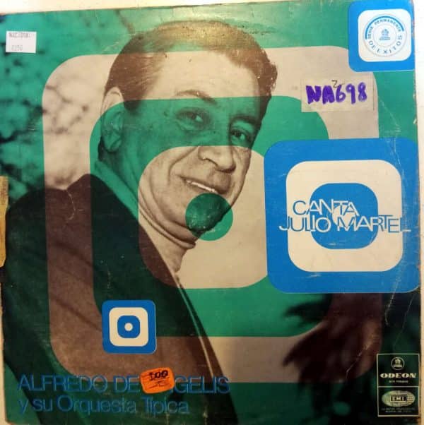 Disco de Vinilo Alfredo de Angelis - Canta Julio Martel Vinyl Record