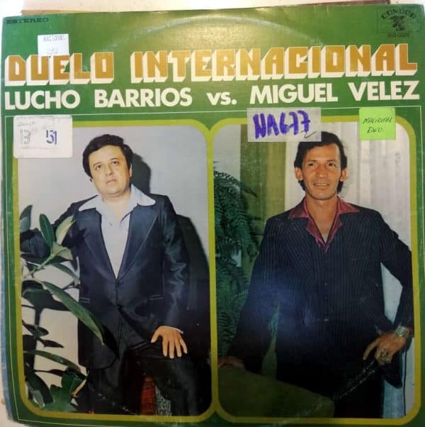 Disco de Vinilo Varios - Lucho Barrios vs Miguel Vélez Vinyl Record
