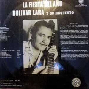 Disco de Vinilo Bolívar Lara - La Fiesta del Año Vinyl Record