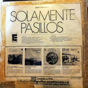 Disco de Vinilo Varios - Solamente Pasillos Vinyl Record