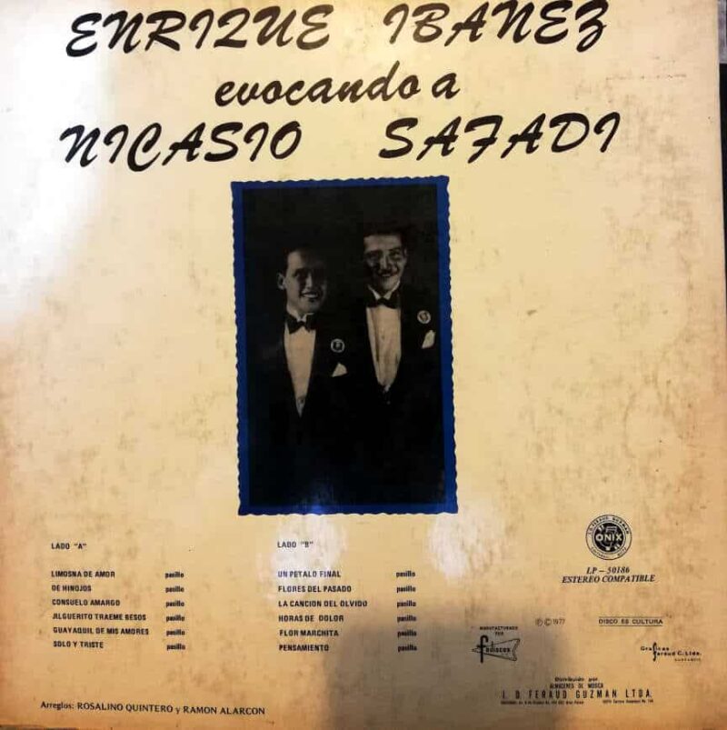 Disco de Vinilo Enrique Ibañez - Evocando a Nicasio Safadi Vinyl Record