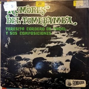 Disco de Vinilo Teresita Cordero de Toral - Rumores del Tomebamba Vinyl Record