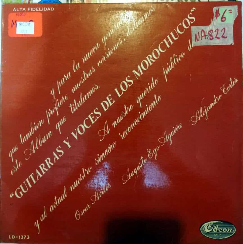 Disco de Vinilo Los Morochucos - Guitarras y voces de los Morochucos Vinyl Record