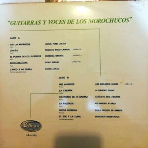 Disco de Vinilo Los Morochucos - Guitarras y voces de los Morochucos Vinyl Record
