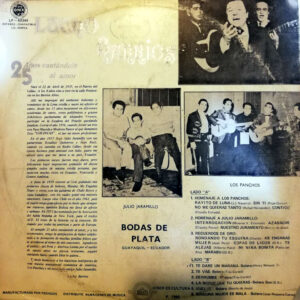 Disco de Vinilo Lucho Barrios - 25 años cantándole al amor Vinyl Record
