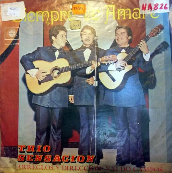 Disco de Vinilo Trío Sensación - Siempre te amaré Vinyl Record