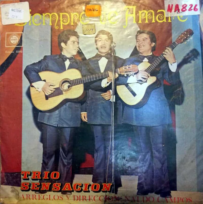 Disco de Vinilo Trío Sensación - Siempre te amaré Vinyl Record
