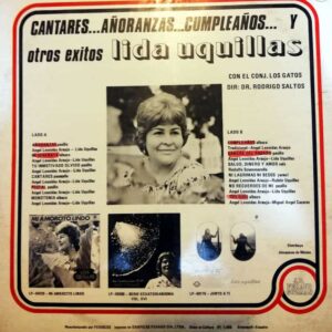 Disco de Vinilo Lida Uquillas - Cantares, añoranzas, cumpleaños y otros éxitos Vinyl Record