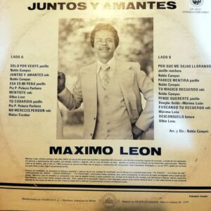 Disco de Vinilo Máximo León - Juntos y amantes Vinyl Record
