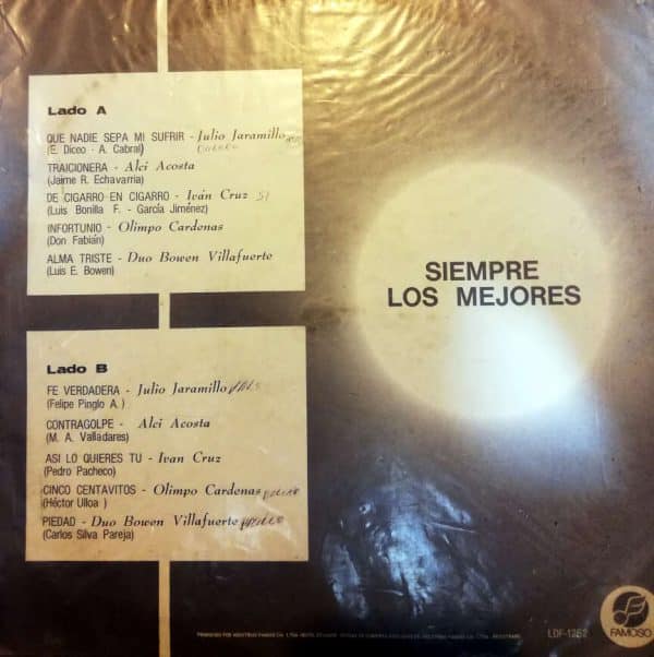 Disco de Vinilo Varios - Siempre los mejores Vinyl Record
