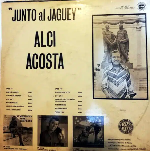 Disco de Vinilo Alci Acosta - Junto al Jaguey Vinyl Record