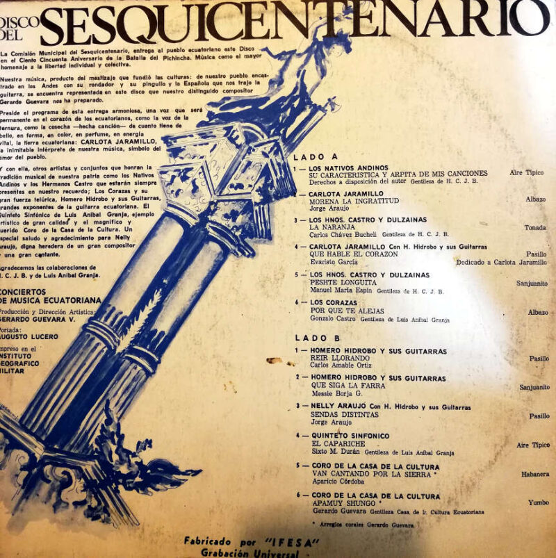 Disco de Vinilo Varios - Sesquicentenario Vinyl Record